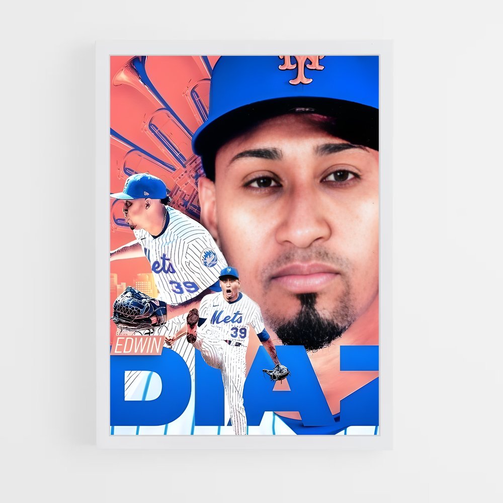 Poster Swing de Edwin – affiche Baseball (vue 3)